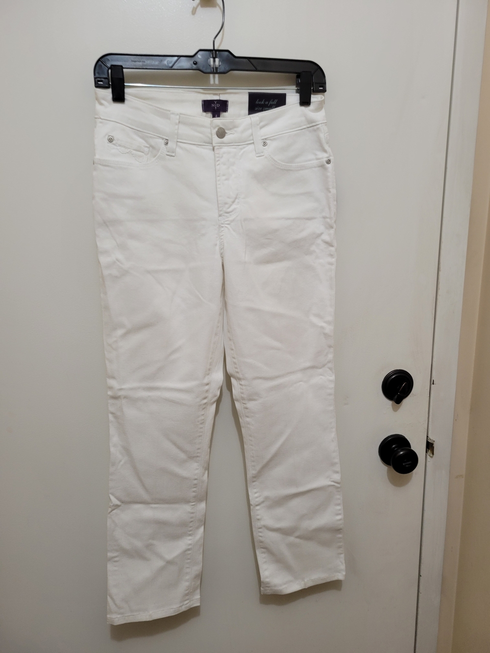 NYDJ White Skinny Jeans Size 4 - NWT
